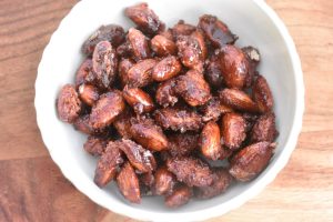 Brændte mandler med kanel og vanilje