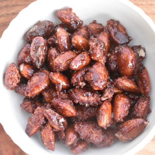 Brændte mandler med kanel og vanilje