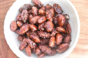 Brændte mandler med kanel og vanilje