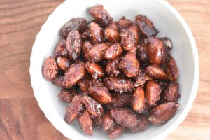 Brændte mandler med kanel og vanilje