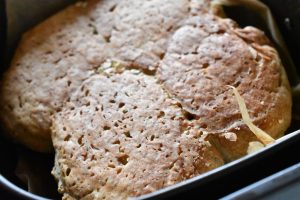 Langtidshævede boller i airfryer - nem opskrift