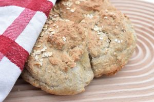 Langtidshævede boller i airfryer - nem opskrift