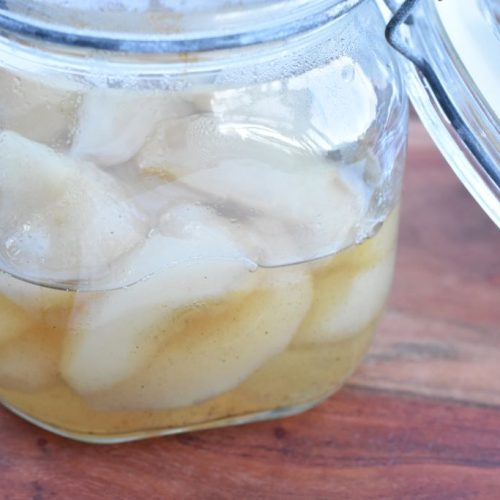 Syltede pærer med vanilje - nem opskrift