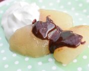DSC_1508 • nogetiovnen.dk Pære belle helene med chokoladesauce - nem