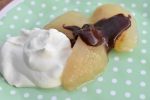 Pære belle helene med chokoladesauce - nem