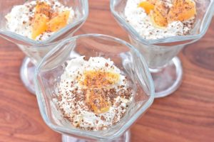 Appelsinris dessert - risalamande med appelsin