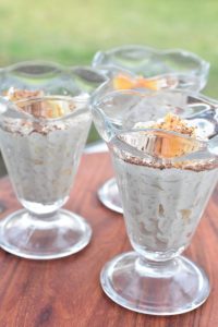 Appelsinris dessert - risalamande med appelsin - Nemme desserter i glas