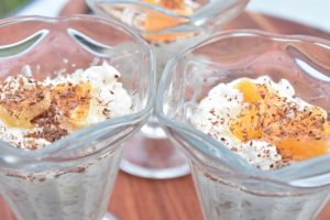 Appelsinris dessert - risalamande med appelsin