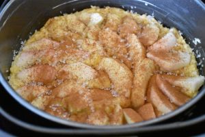Kokoskage med æbler i airfryer - nem opskrift 