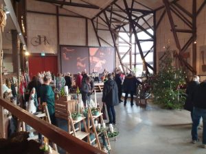 Til julemarked i Stenvad Mosebrugscenter