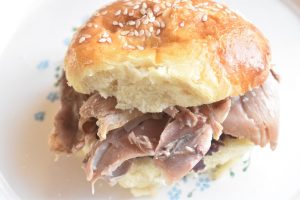 Pulled duck burger - andeburger med andesteg