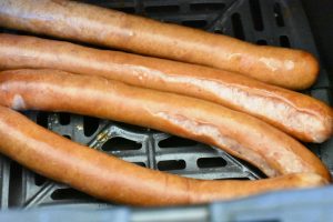 Pølser i airfryer eller ovn - nem opskrift