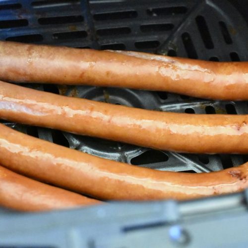 Pølser i airfryer eller ovn - nem opskrift