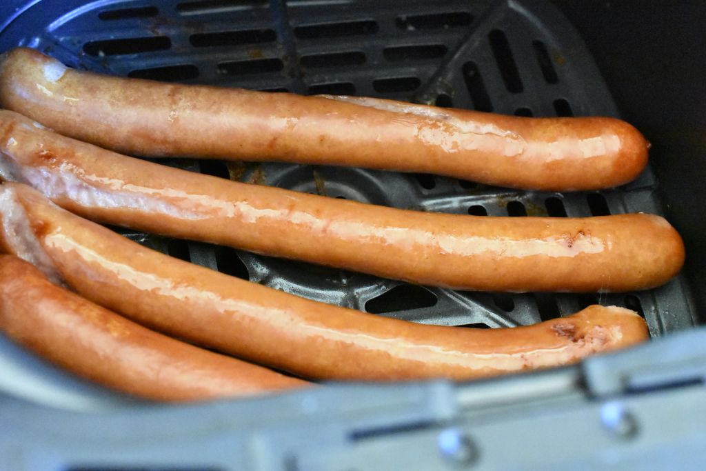 Pølser i airfryer eller ovn - nem opskrift