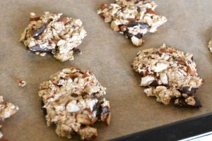 DSC_1689 • nogetiovnen.dk Sunde banan cookies med chokolade & mandler