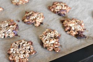 DSC_1694 • nogetiovnen.dk Sunde banan cookies med chokolade & mandler