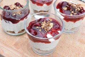 Risalamande cheesecake i glas - nem opskrift