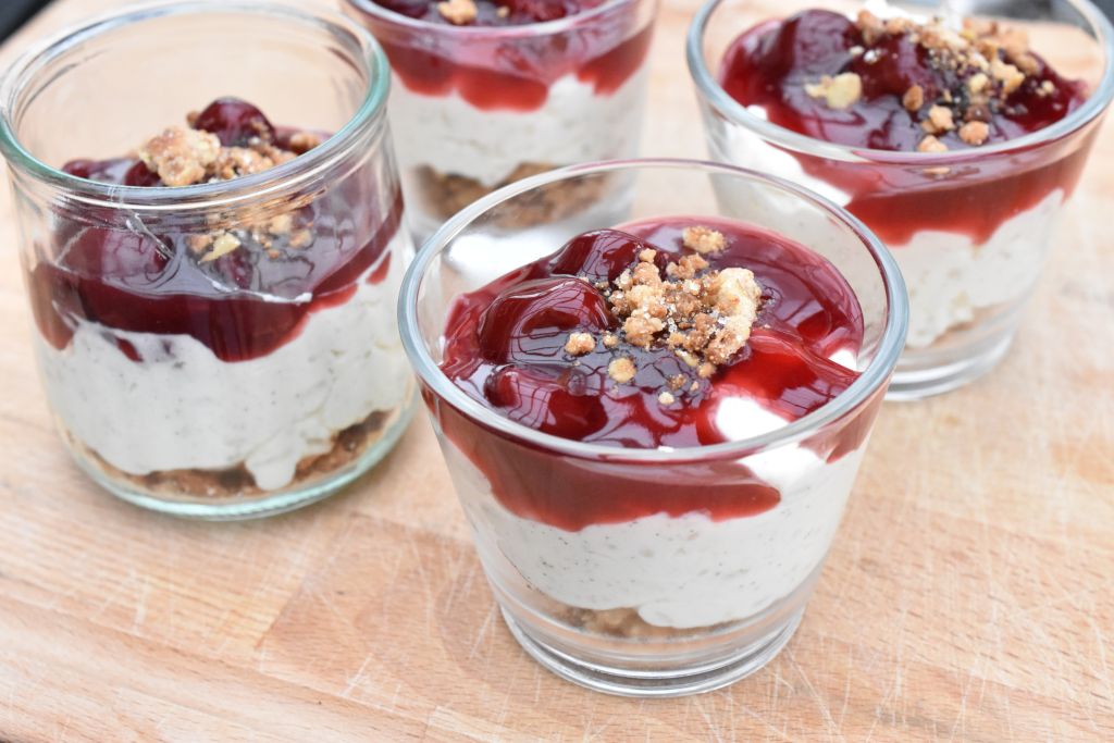 Risalamande cheesecake i glas - nem opskrift