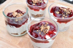 Risalamande cheesecake i glas - nem opskrift