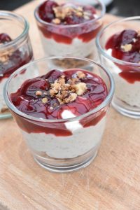 Risalamande cheesecake i glas - nem opskrift