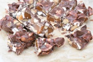 Rocky road med Dumle - nem konfekt opskrift