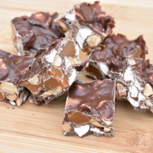 Rocky road med Dumle - nem konfekt opskrift