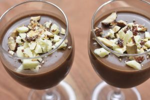 Chokolade panna cotta - nem dessert til nytår