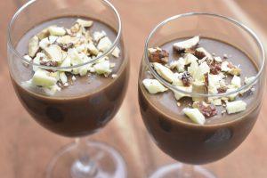 Chokolade panna cotta - nem dessert til nytår