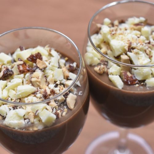 Chokolade panna cotta - nem dessert til nytår