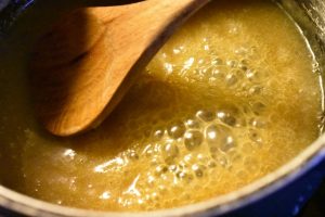 Risalamande med karamelsauce - god dessert