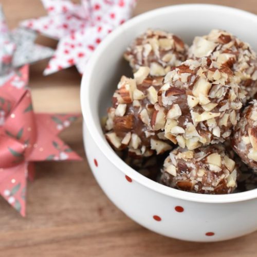 Nougat fudge med nødder - lækre trøfler