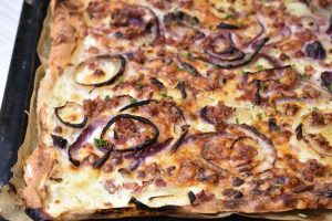 DSC_2633 • nogetiovnen.dk Flammkuchen - tarte flambee - hvid pizza