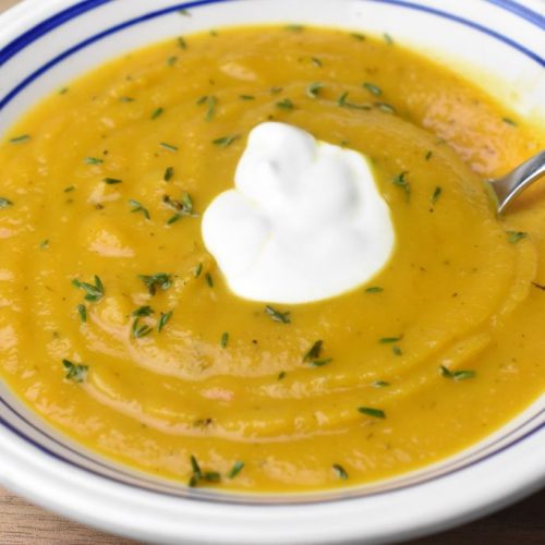 Butternutsquash suppe - nem græskarsuppe