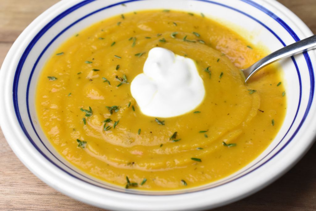 Butternutsquash suppe - nem græskarsuppe