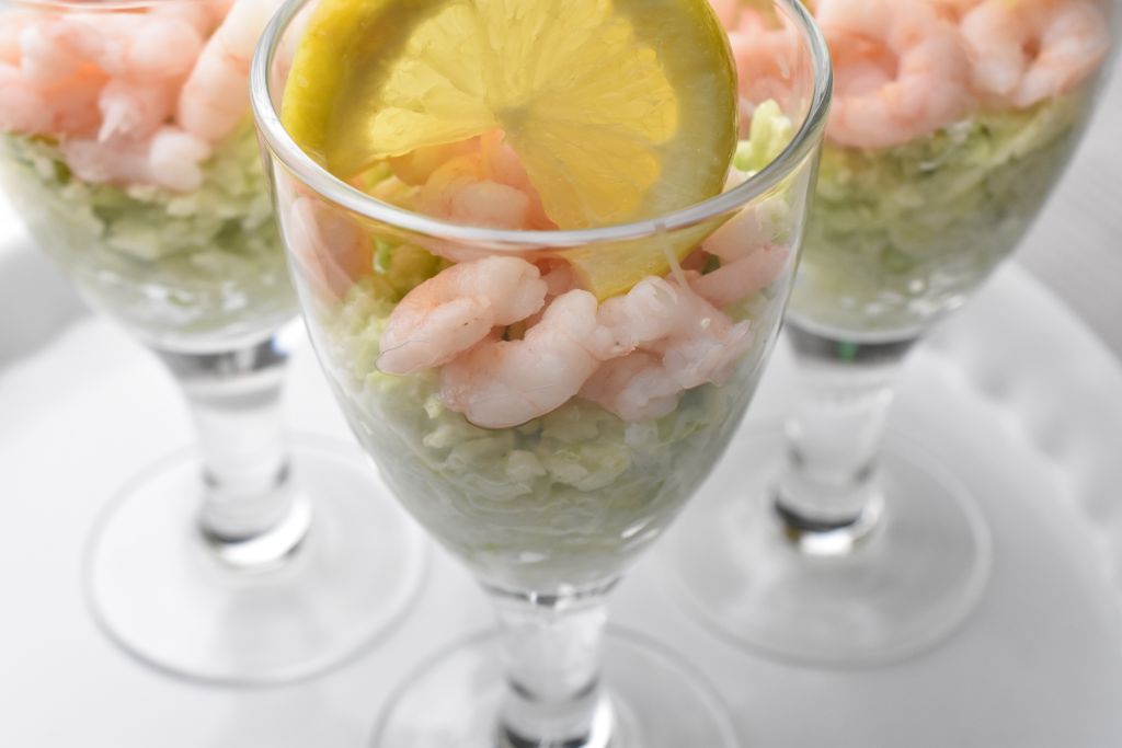 Spidskålssalat med rejer - rejesalat som forret