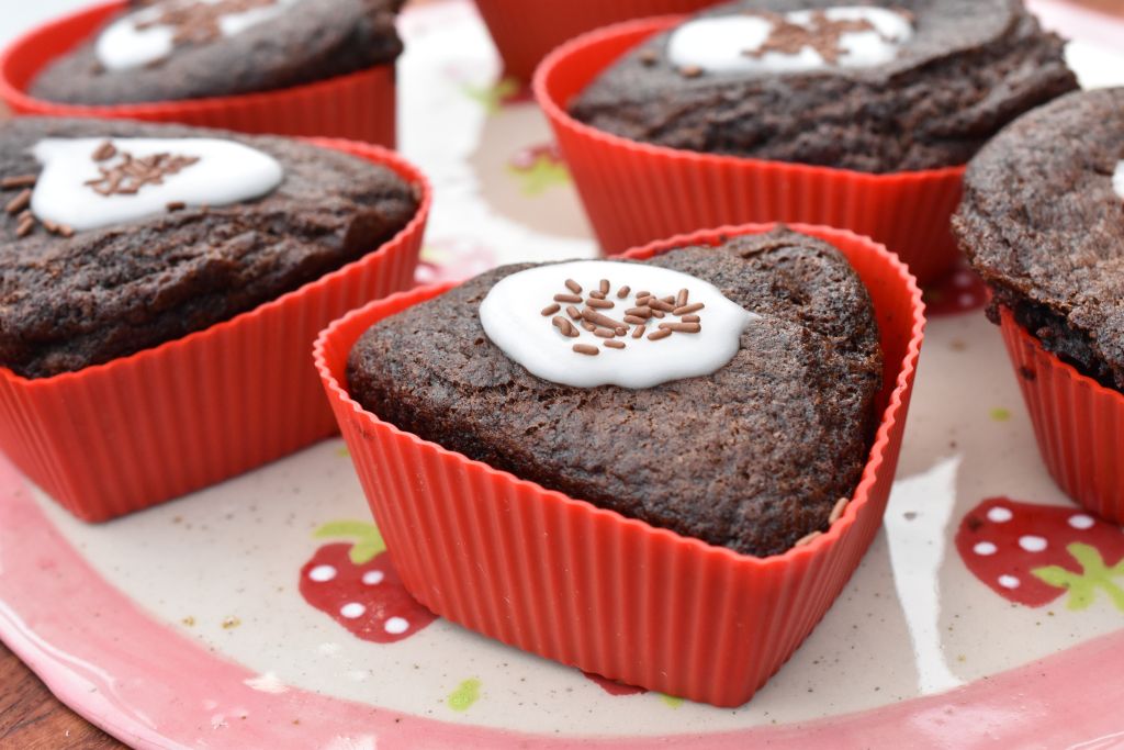 Chokolade muffins i airfryer - nem opskrift