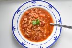 Bacon suppe - nem minestrone suppe opskrift