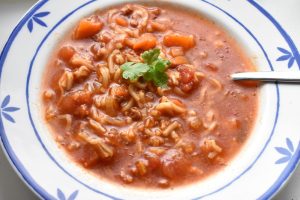Bacon suppe - nem minestrone suppe opskrift