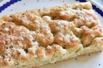 Foccacia sandwich med mozzarella