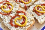 Foccacia sandwich med mozzarella