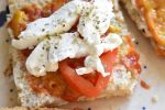 Foccacia sandwich med mozzarella