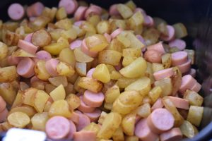 Pølsemix i airfryer - nem opskrift med pølser