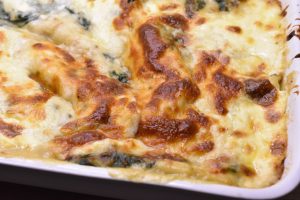 Vegetar lasagne med spinat - spinatlasagne