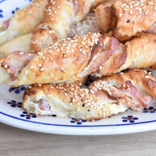 Butterdejsstænger - snoede bacon twistere