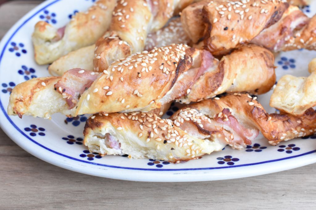 Butterdejsstænger - snoede bacon twistere