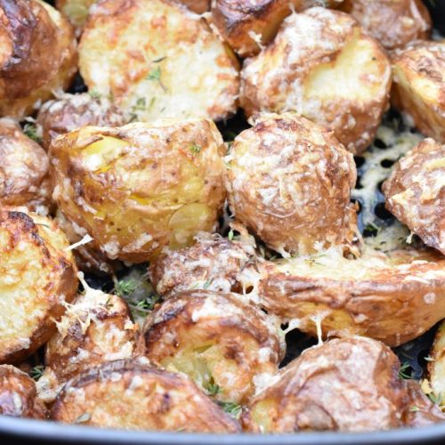Parmesan kartofler i airfryer el. ovn - opskrift