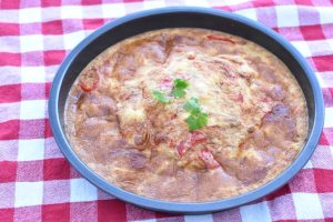 Æggekage i airfryer - nem omelet opskrift