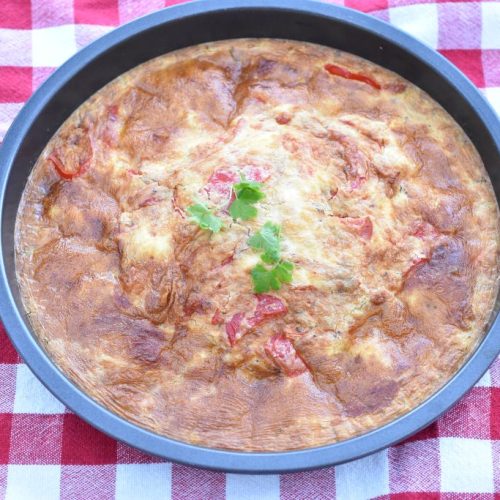 Æggekage i airfryer - nem omelet opskrift