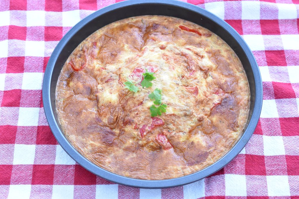 Æggekage i airfryer - nem omelet opskrift