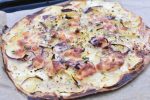 Tortilla pizza med kartofler - nem hvid pizza